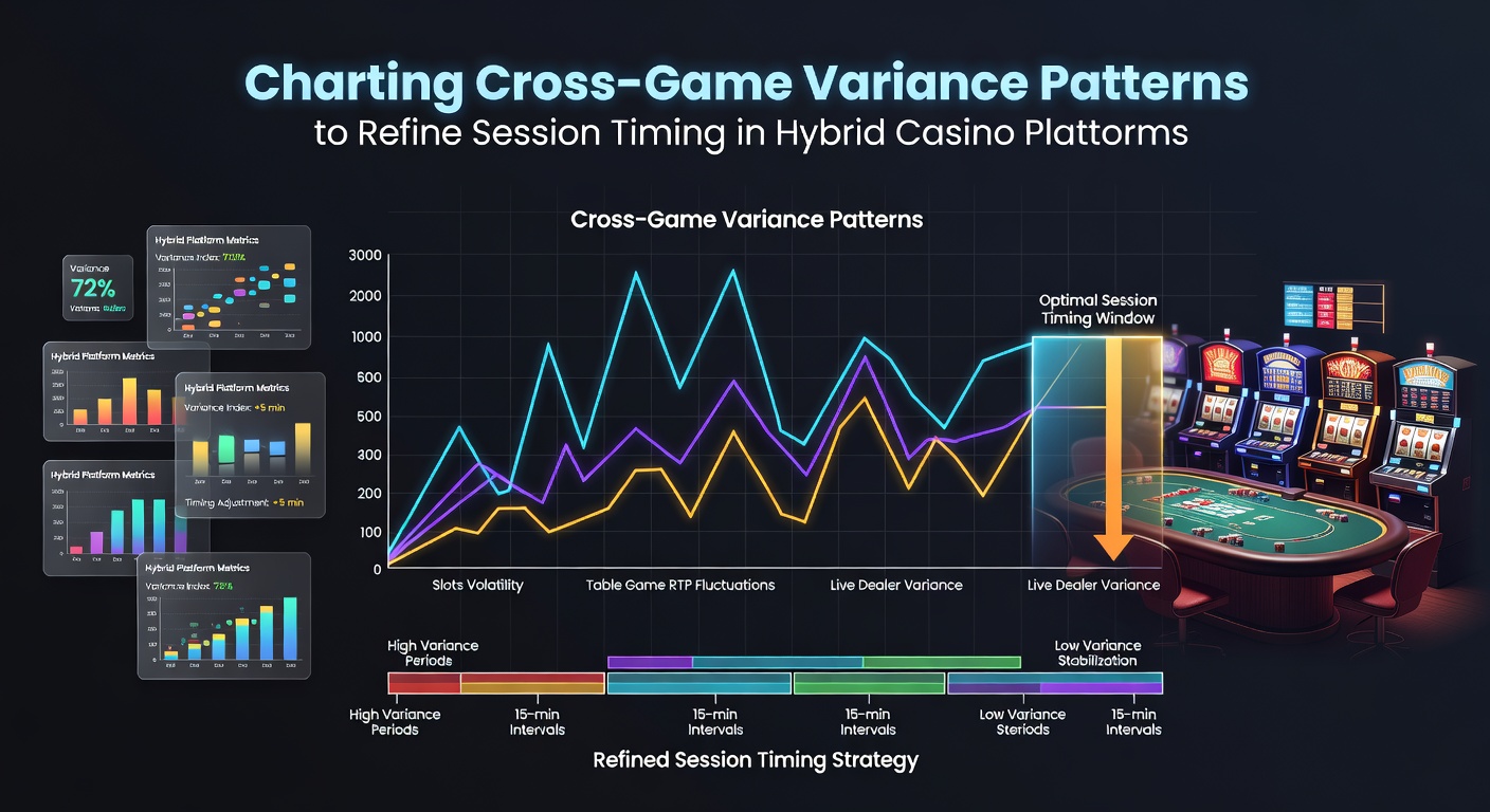 Detailed chart displaying cross-game variance metrics for slots, blackjack, and roulette on hybrid casino platforms
