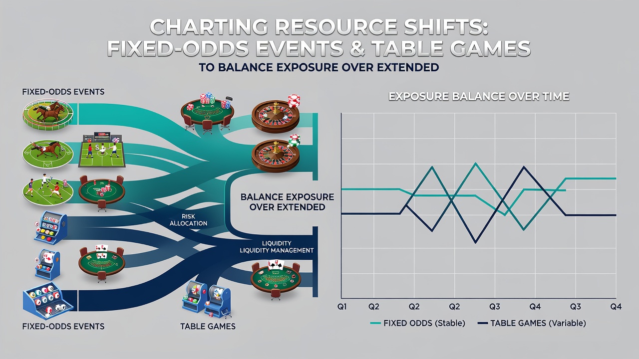 Chart illustrating exposure balance metrics over multi-hour gaming cycles