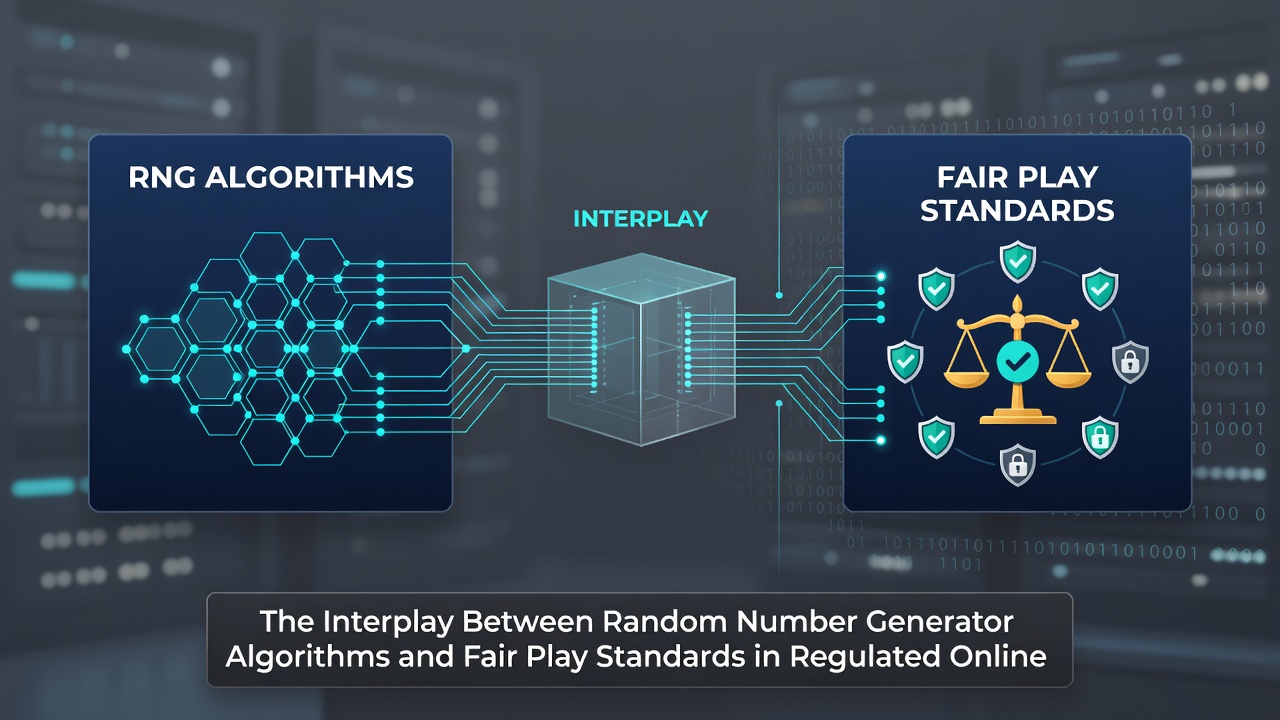 Laboratory technicians performing statistical analysis on RNG output data for gaming compliance certification