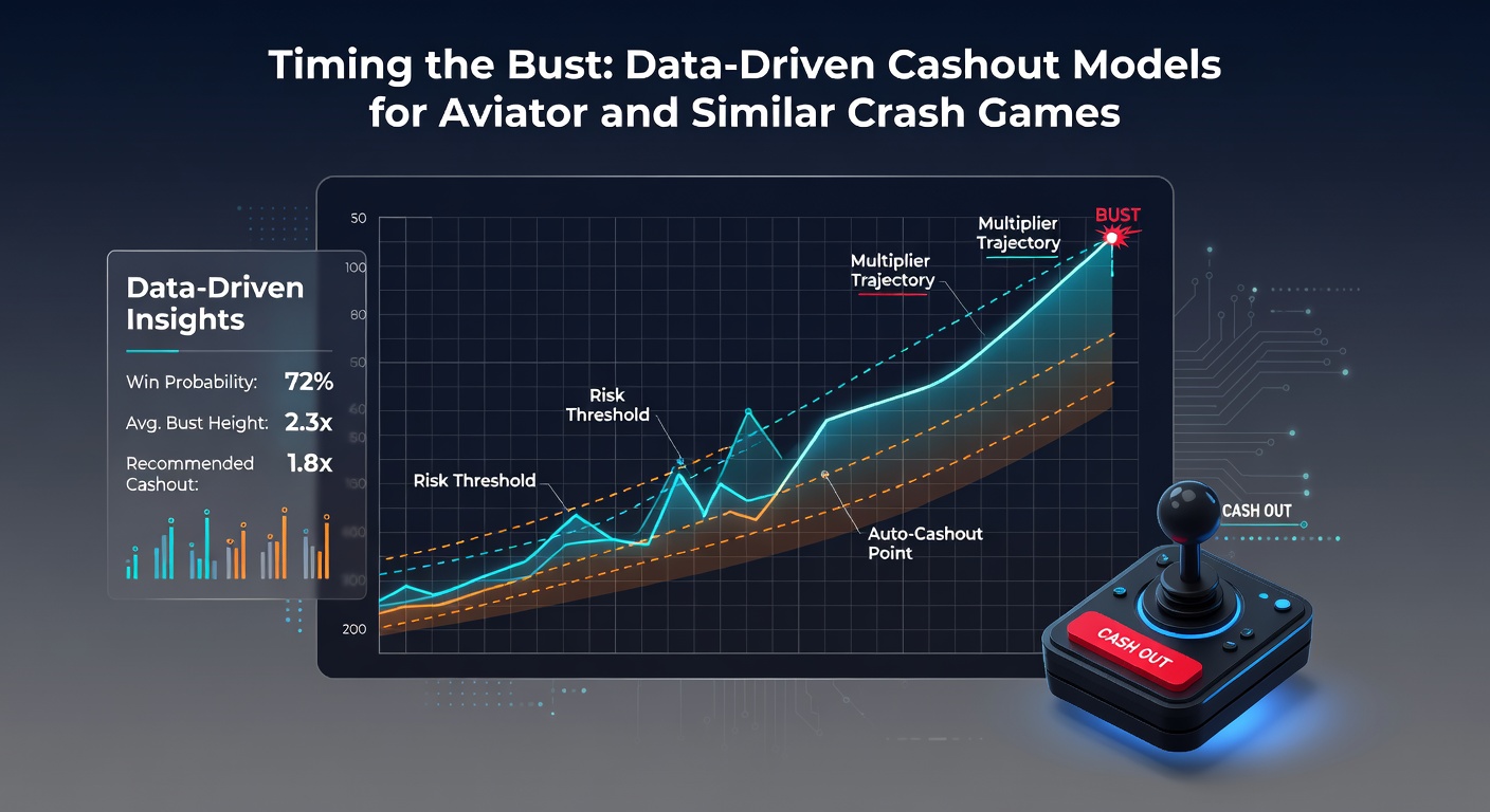 Graph showing multiplier progression in a typical Aviator crash game round, with cashout points marked in red