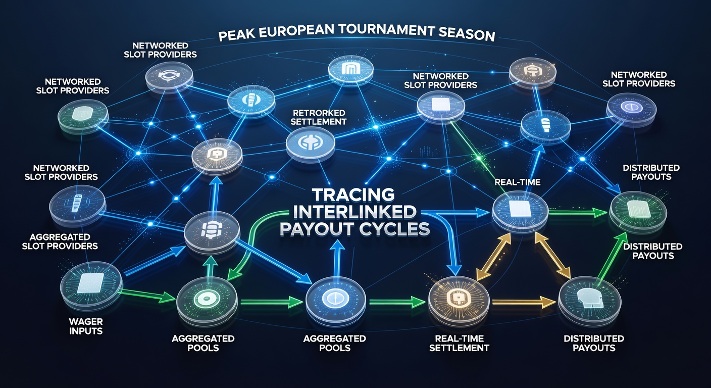 Graph displaying payout frequency spikes across networked slots during tournament peaks