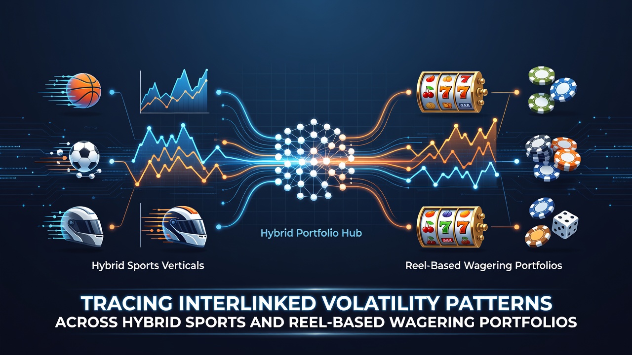 Visualization of volatility correlations between sports betting markets and reel-based slot games in portfolio analysis